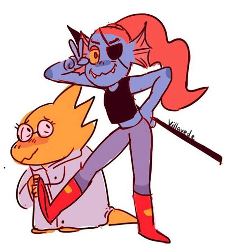 deltarune undyne|Alphys .